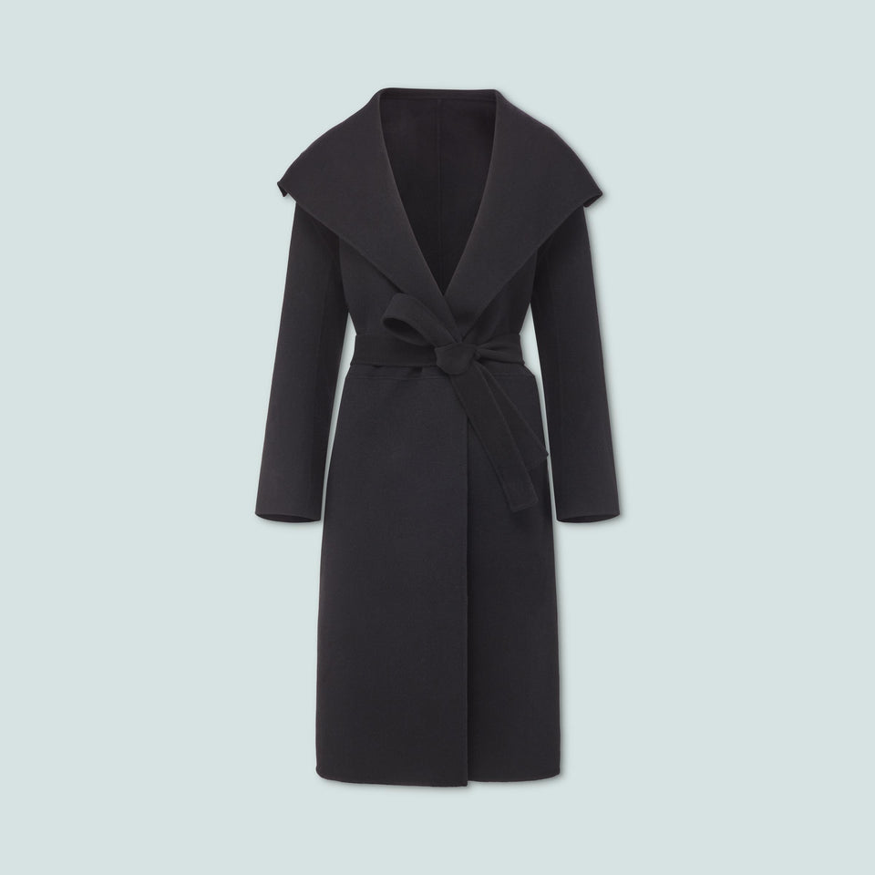 Gabriella Cashmere Coat - Black