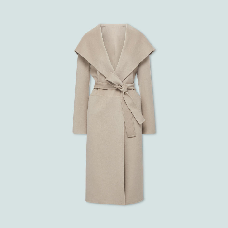 Gabriella Cashmere Coat - Oatmeal