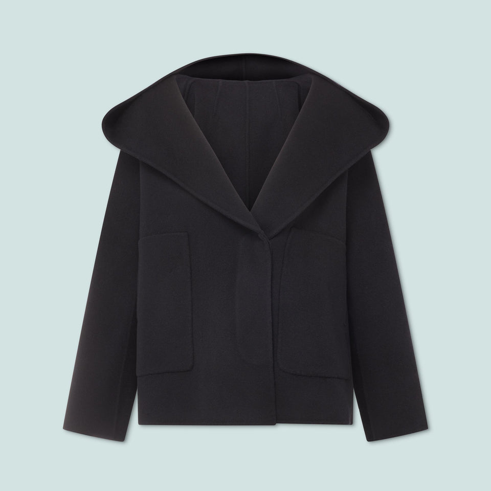 Gia Cashmere Coat - Black