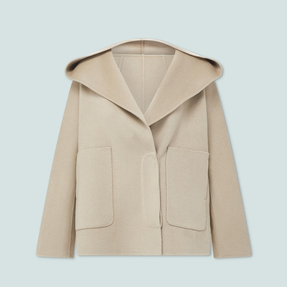 Gia Cashmere Coat - Oatmeal