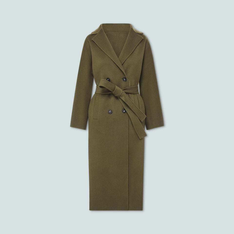 Nicola Cashmere Coat - Green